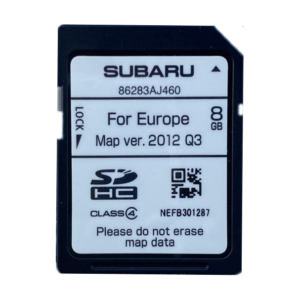 Subaru navigatie update SDkaartje